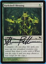 Barkshell Blessing Shadowmoor NM Common Artist Signed CARD (s1981) ABUGames