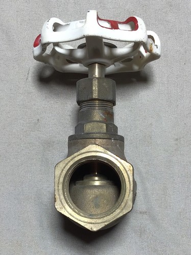 Toyo Red-white 1” Globe Valve No 211 Class 125 Rising Stem 1” Female NPT - Picture 4 of 4