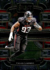 CALAIS CAMPBELL 2023 Panini Select Base #5 Falcons Concourse NFL  ID:113421