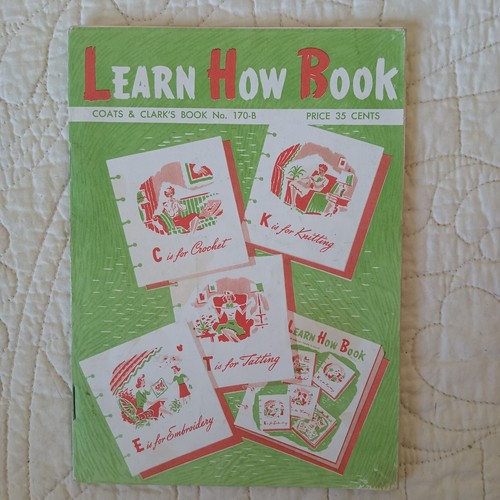 Rare 1959 Vtg "Learn How Book" Coats & Clark's Book 170-B Embroidery Needlecraft - Picture 16 of 24