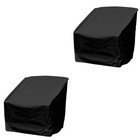 2 Count Stuhlhussen Abdeckung Gartenstuhl Terrassenmöbelabdeckung