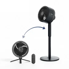 Shark FlexBreeze Portable Pedestal Tabletop Fan - Black