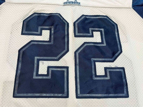 Vintage Starter Pro Line NFL Dallas Cowboys E. SMITH #22 Jersey Sz 52 White Sewn - Picture 2 of 14