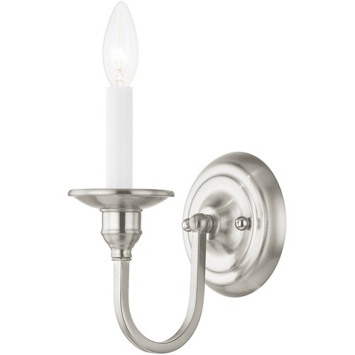 Livex Lighting 5141-91 Cranford Wall Sconce Brushed Nickel - Picture 8 of 10