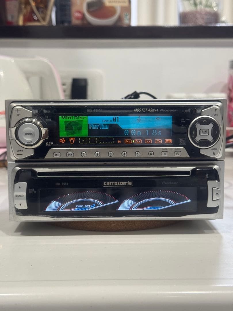 Pioneer Carrozzeria MEH-P9900 MD Player CDS-P555 CD Player DSP