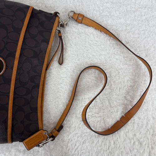 COACH shoulder bag for women, dark brown - Picture 6 of 10