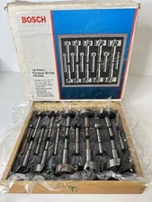 Bosch Genuine 16 pc. Wood Forstner Bit Set - FB1600    FREE SHIP