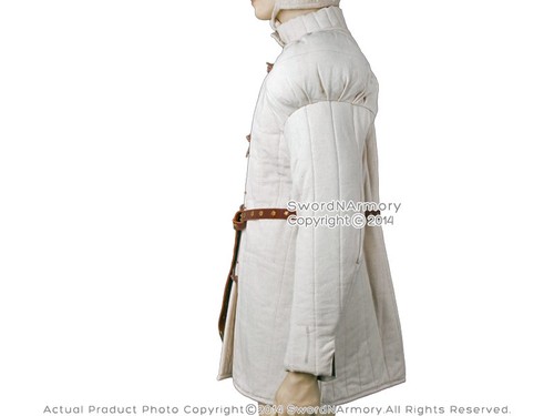 Gambeson Type7 Medieval Padded Overcoat SCA WMA LARP Arming Jacket - Picture 8 of 19