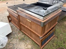 JSI Brown Fresh Produce Refrigerator Orchard Bin Display Merchandiser Cooler