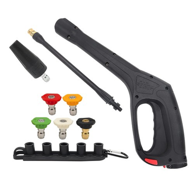#ad Replacement Pressure Washer Spray Gun with Turbo Nozzle amp; 5 Spray Nozzle Tips... $56.81