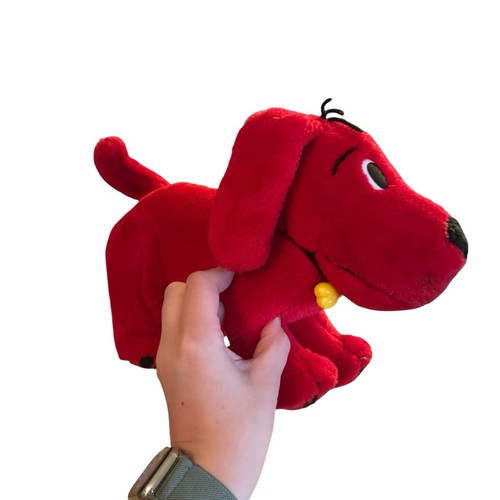 SCHOLASTIC 2000 Vintage Clifford Big Red Dog 10” Long Plush Toy Great Condition - Picture 13 of 13