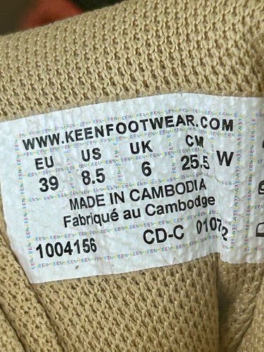 Keen Women's Pyrenees Hiking Boots Size US 8.5 Brown Mid weight Waterproof - Picture 12 of 14