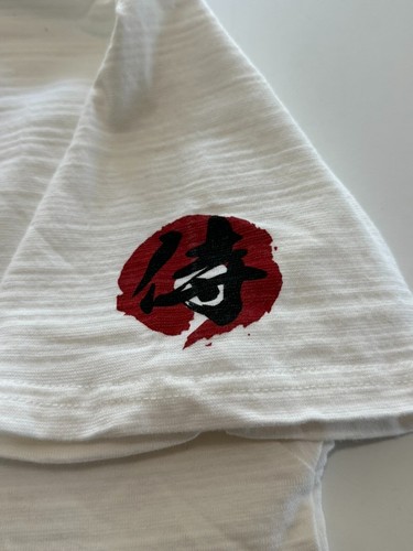 Camiseta Samurai Blanca De Colección Anime Japonés 2XL Texturizada Streetwear Acanalada - Imagen 6 de 8