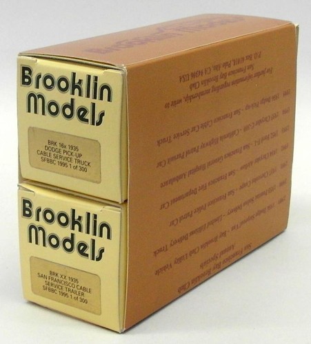 Brooklin 1/43 Scale BRK16X - 1935 Dodge Pick Up Cable Service Truck & Trailer - Picture 3 of 3
