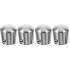  4 Pcs Handrail End Caps Rail Support Decorative Tube Protector Handrail