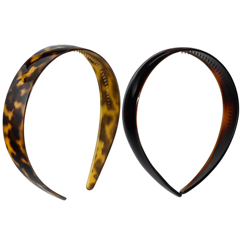 Parcelona Zelluloseacetat französisches Stirnband Innengriff Zähne Haarband für Frauen - Bild 20 von 20