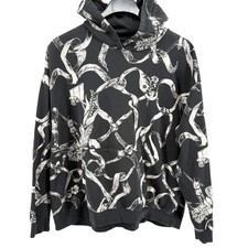 Nike Air Jordan Brooklyn Print Black Fleece Hoodie Mens XL Pre-Owned Basketball