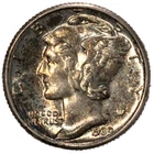 1930-P Mercury Dime 10C Philadelphia Superb Brilliant Uncirculated BU+