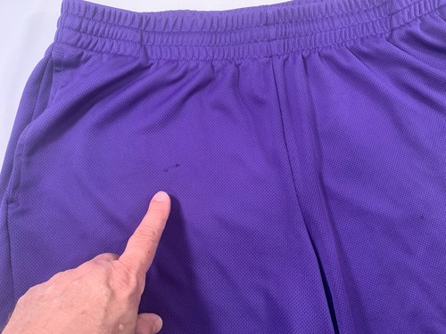 Puma Men’s Size XL Purple Basketball Athletic Shorts Stretch READ - Picture 9 of 14