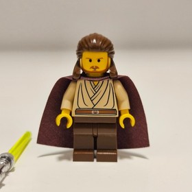 Lego Star Wars Qui-Gon Jinn sw0027 Jedi Defense 7204 Rare 2002