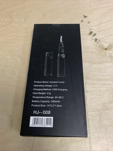 Electric Heated Eyelash Curler USB Rechargeable Long Lasting Makeup Curling Tool - Picture 2 of 3