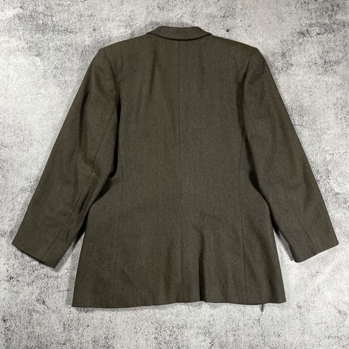 Vintage Salvatore Ferragamo Cashmere Blazer Jacket Size 46 - Picture 12 of 14