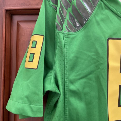 MAGLIA CALCIO OREGON COMBAT DUCKS #8 NIKE NCAA VERDE uniforme uomo M - Foto 4 di 9