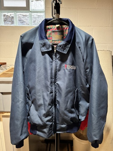 Vintage Pontiac Motorsports Light Jacket By California Imperial Size L GTO