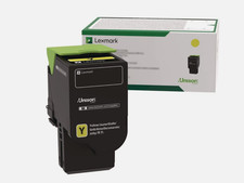 Lexmark Sealed OEM 78C1XY0 5,000 Page High Yield Return Program Toner - Yellow