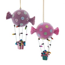 Kurt Adler Balloon Candy Ornament Set D4618