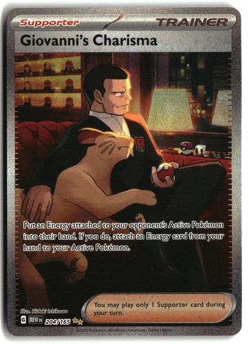 Giovanni's Charisma SV: Scarlet & Violet 151 #204/165