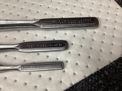 Vintage Craftsman USA Ratchet Set-V- 43185, 43784, 44985 - Picture 14 of 17