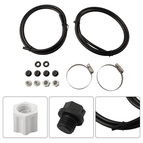 Tube Washers Chlorinator Tubing Off-Line Pool Accessories 2 Sets Black - Picture 7 of 12