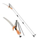 Von Haus 2-IN-1 Tree Lopper/Pruner & Saw. Telescopi Lightweight, Long Reach. New