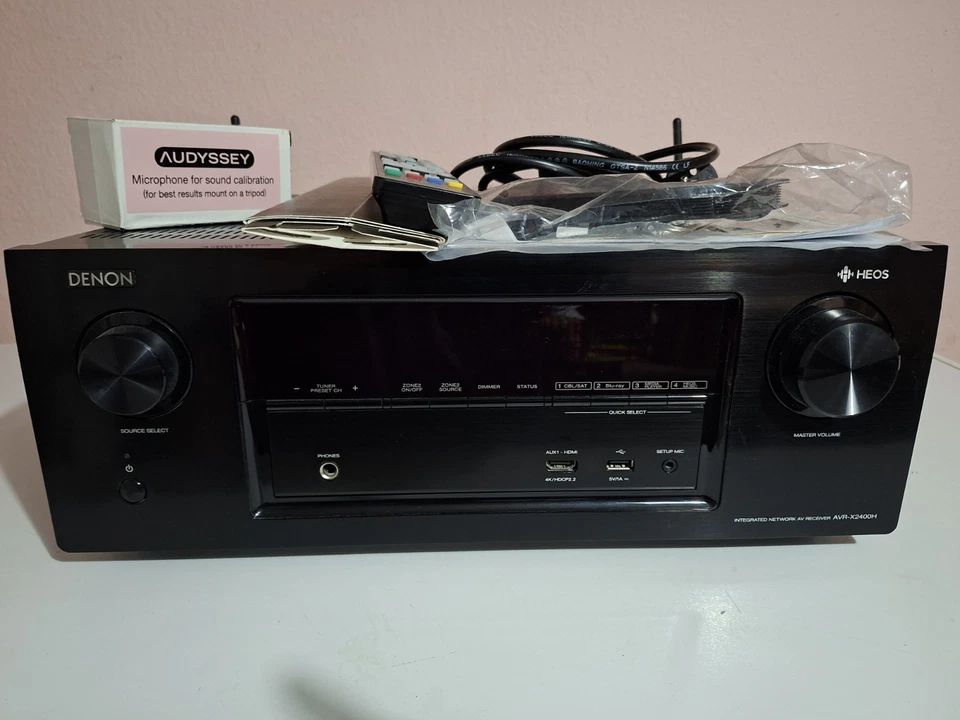 Denon AVR-X2400H AV-Receiver - Verstärker – 7.2 Heimkino, 4K, Dolby Atmos  - Bild 1 von 4