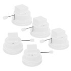  5 Pcs Doll Wind-up Mechanism Jumping Robot Toys Clockwork Clay Making Movements