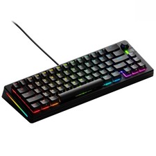 Gaming - GMMK 3 Custom Mechanical Gaming Keyboard with Knob, 65 Compact Keyb...