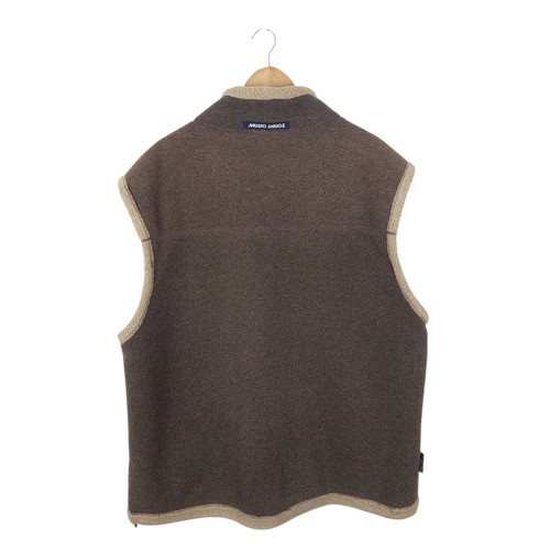 Chaleco Polartec de vellón marrón Musto ajustado para hombre talla XXL alto - Imagen 2 de 9
