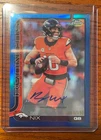 Bo Nix 2025 Topps Chrome blue auto /150