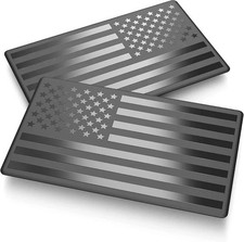 2pcs American Us Flag Car Stickers Metal Emblem Badge Decal Exterior Accessories 2pcs American Us Flag Car Stickers Metal Emblem Badge Decal Exterior Accessories