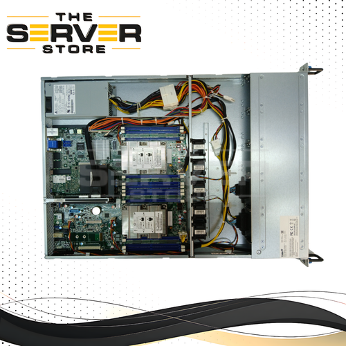 Tyan GT62D-B7106 2x Gold 6148 2.4GHz 20C 384GB 2x Trays CX4421A Rails - Picture 3 of 4