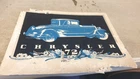 1928 CHRYSLER 72 Original   Sales Brochure VERY RARE