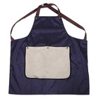  Wasserdichte lange Schürze mit abnehmbarem Handtuch, vollflächige