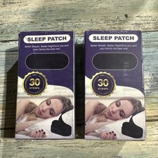 2 Pk Sleep Patch 30 Count Each Nasal Sleep Strips Hypoallergenic Micropore Tape