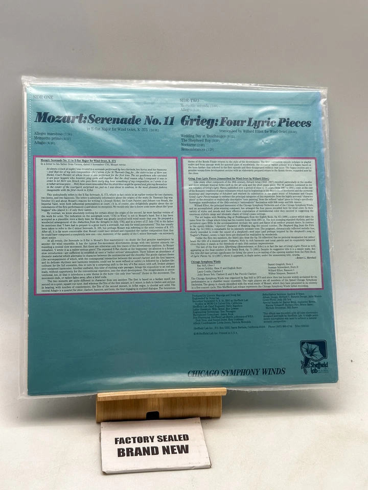 Wolfgang Amadeus Mozart / Edvard Grieg, Chicago Symphony Winds - Serenade - Image 3 of 3
