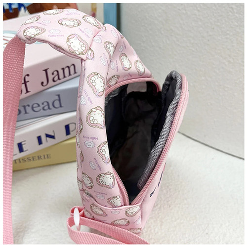 Nuevo Bolso Bandolera Sanrio Kawaii Hello Kitty Kuromi Pecho Lindo y Moda Mi - Imagen 19 de 26