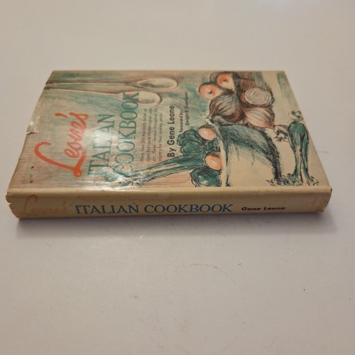 Leone's Italian Cookbook by Gene Leone 1967 HC DJ Book Dwight Eisenhower - Picture 3 of 14