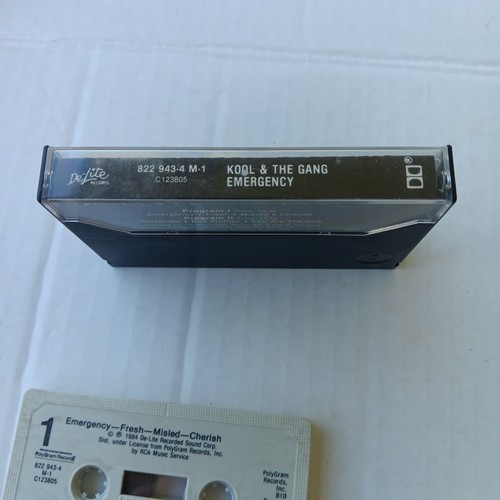 Kool And The Gang Emergency 1984 De Lite Records Cassette Tape - Imagen 3 de 12