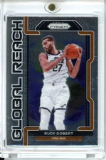 2021-22 Panini Prizm #9 Rudy Gobert Global Reach