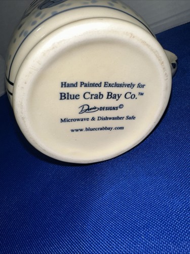 Blue Crab Bay Co Set Spoon Rest Mug/Soup Cup Spreader Davis Designs Collect EC - Picture 8 of 10